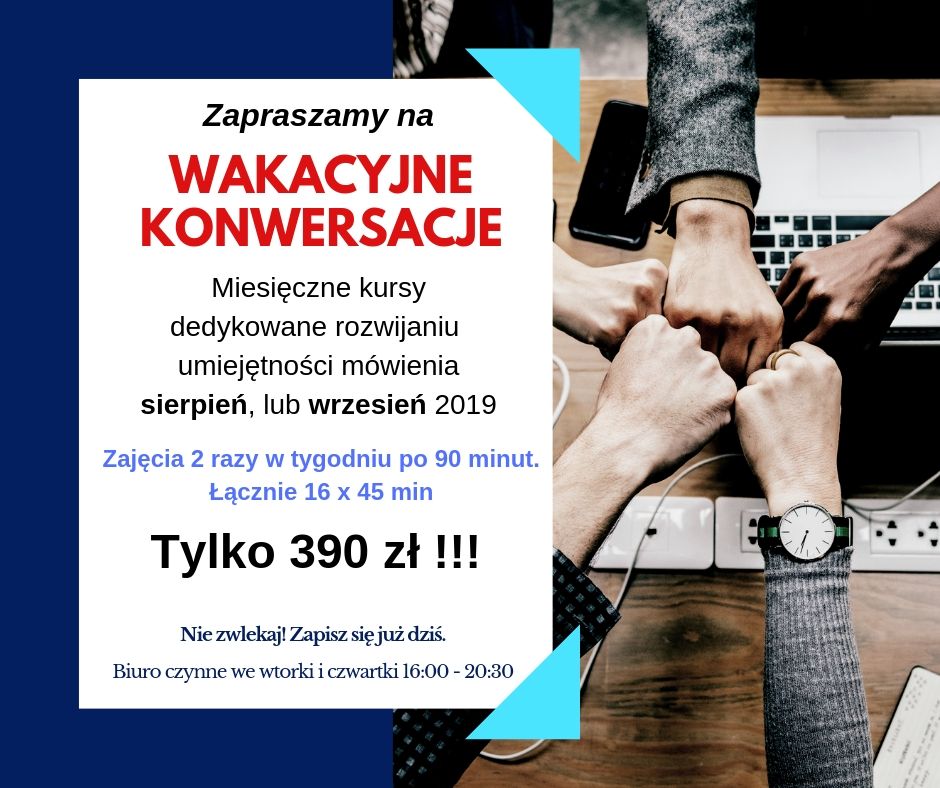 KURS WAKACYJNY