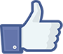Facebook like thumb